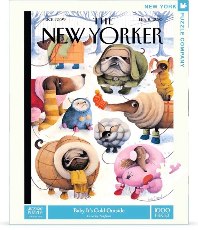 New Yorker Puzzle 1000 Piece Baby Its Cold Outside by Homeportonline