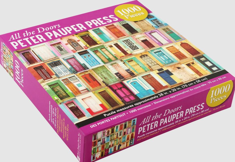 Puzzle 1000 Piece All The Doors by Homeportonline