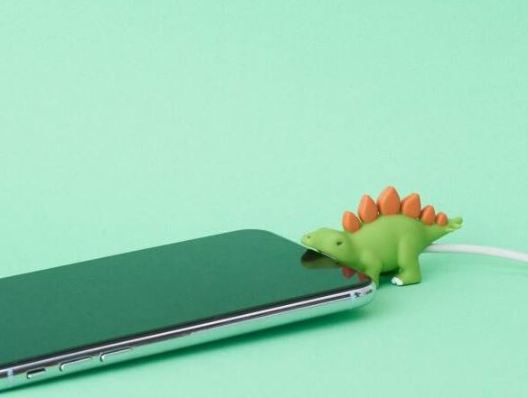 Cable Bite iPhone Dinosaur Stegosaurus by Homeportonline