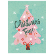 Candy Shoppe Christmas Card Set - Christmas Time Pink Tree