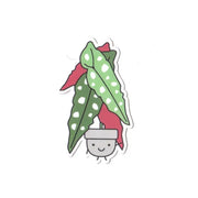 Begonia Plant Vinyl Sticker by Wild Lark