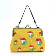 Mushroom Kisslock Bag