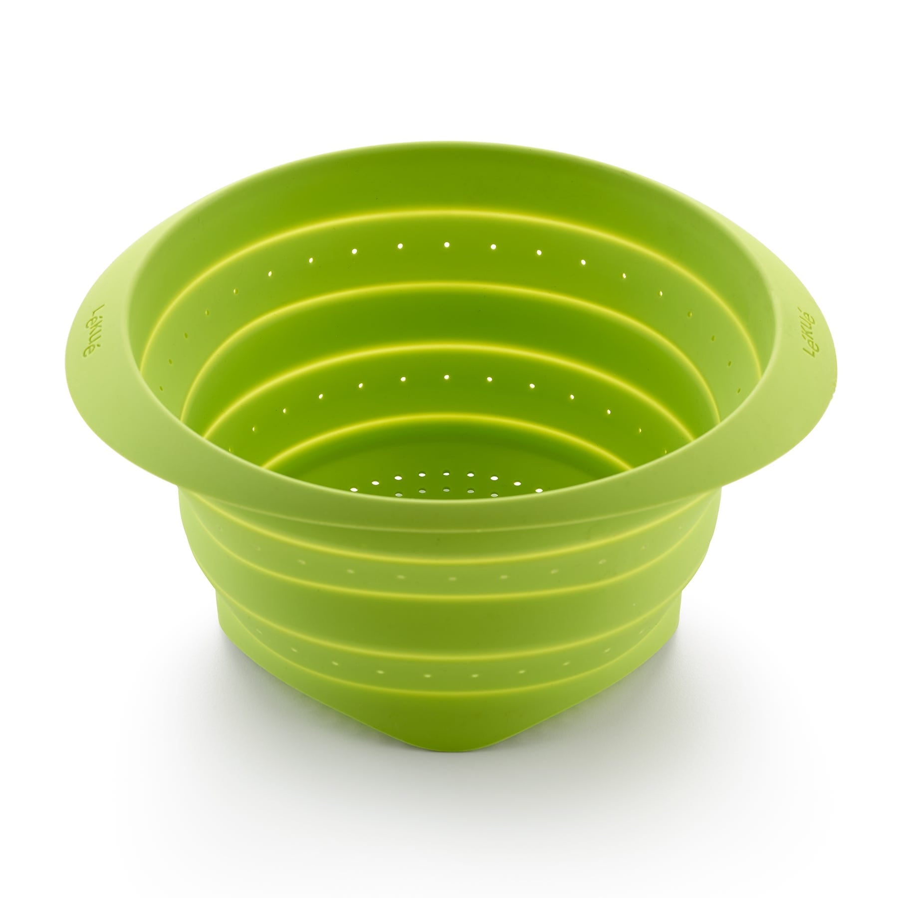 Collapsible colander 9” Green by Homeportonline