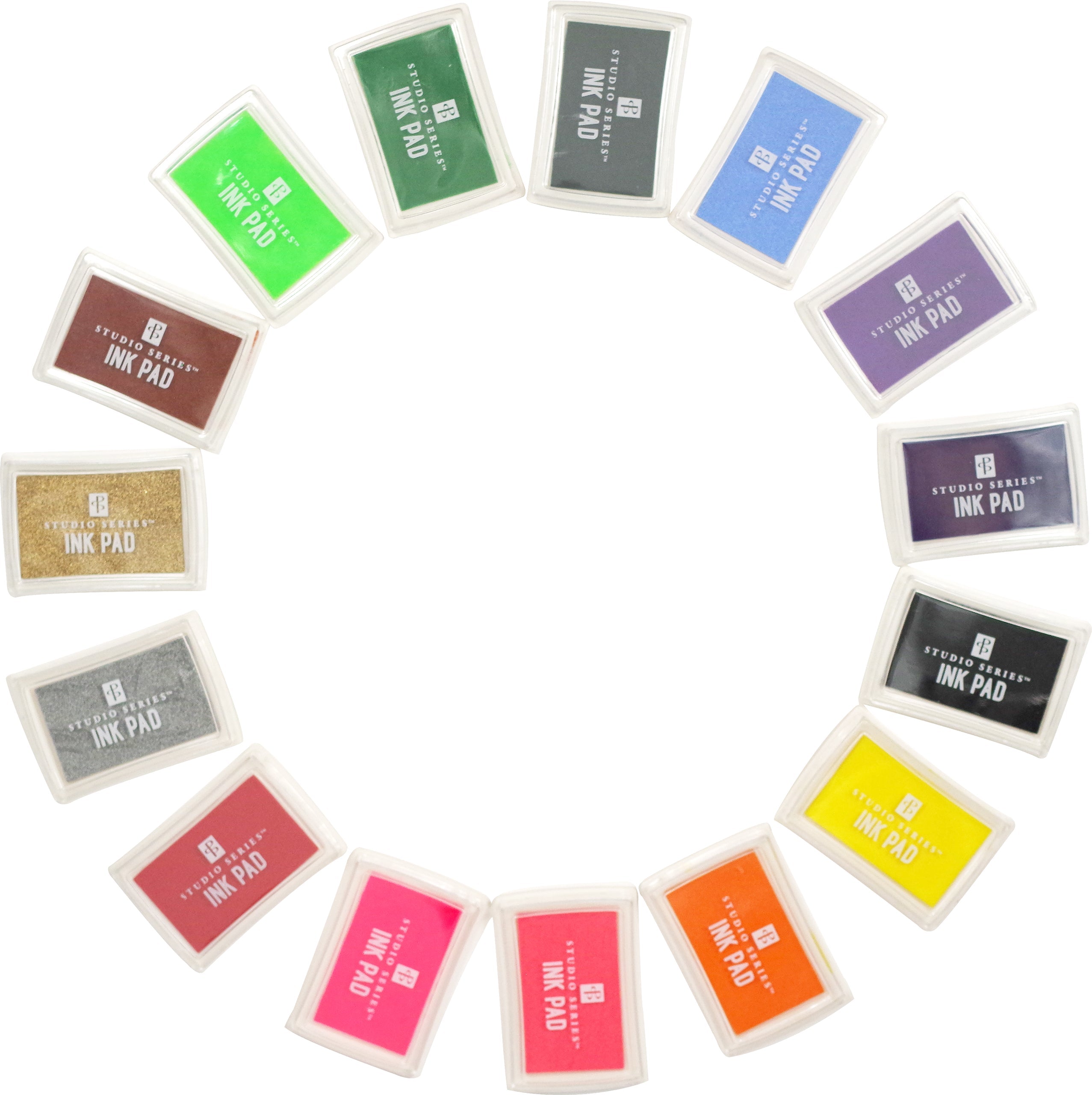 Art Center Ink Pad Set Of Fifteen Colors by Homeportonline