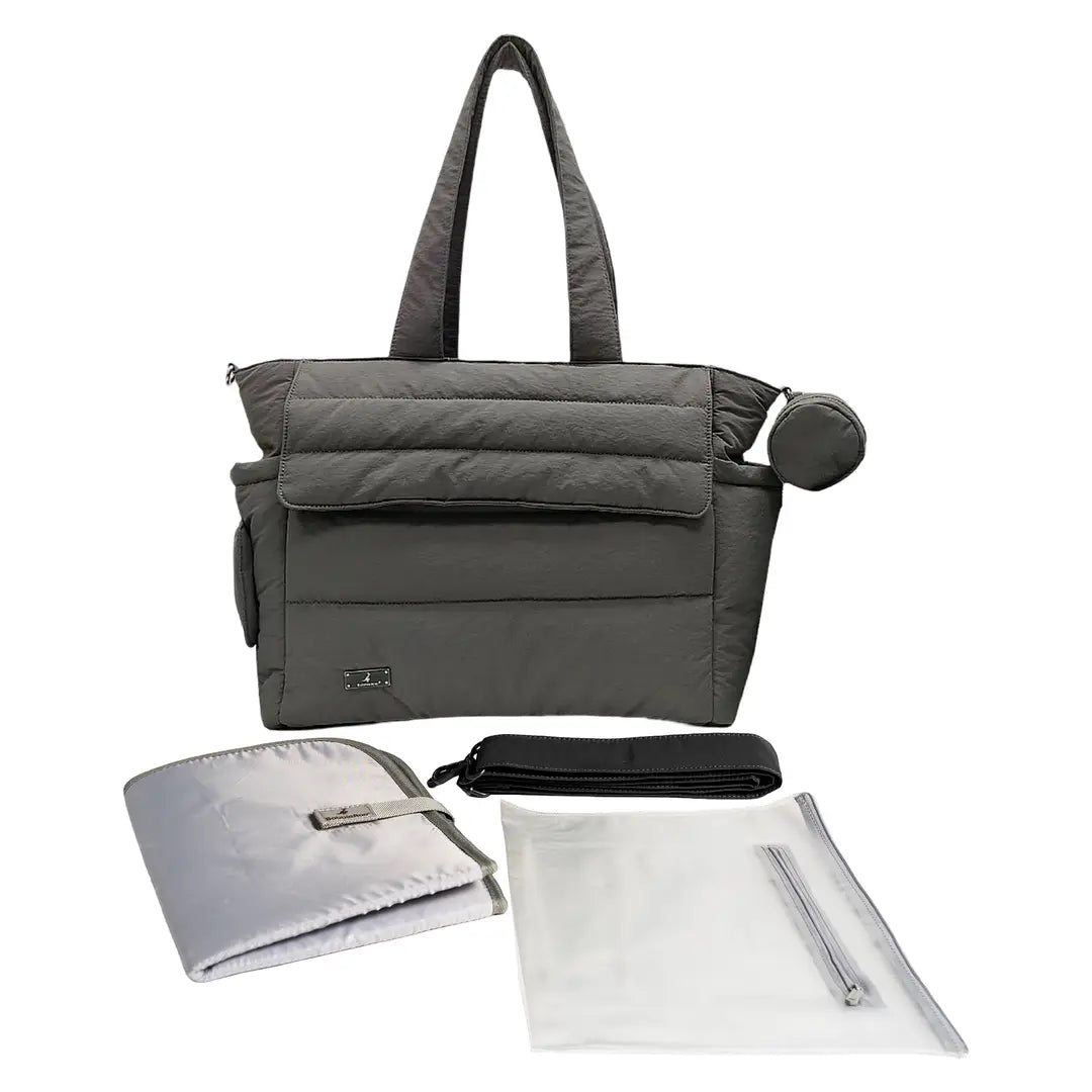 Babbleroo Puffer Diaper Tote Bag