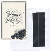 Happy Holidays Silver Foil Embossed Card Collection