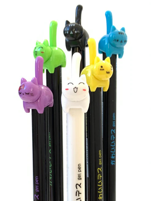 Gel Pen Cat Tail Retractable (Sold Individually) by Homeportonline