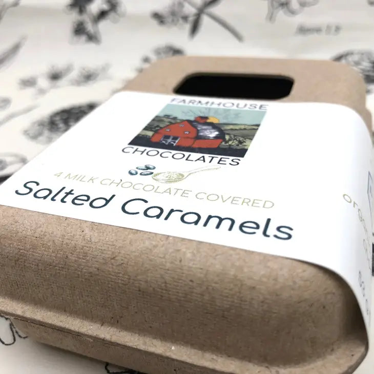 4 Piece Milk Chocolate Covered Salted Caramels
