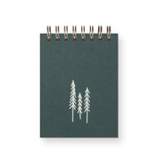 Evergreen Trees Mini Jotter Notebook by Wild Lark