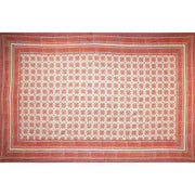 Tapestry Single Size Tile Print White Background Pink by Homeportonline