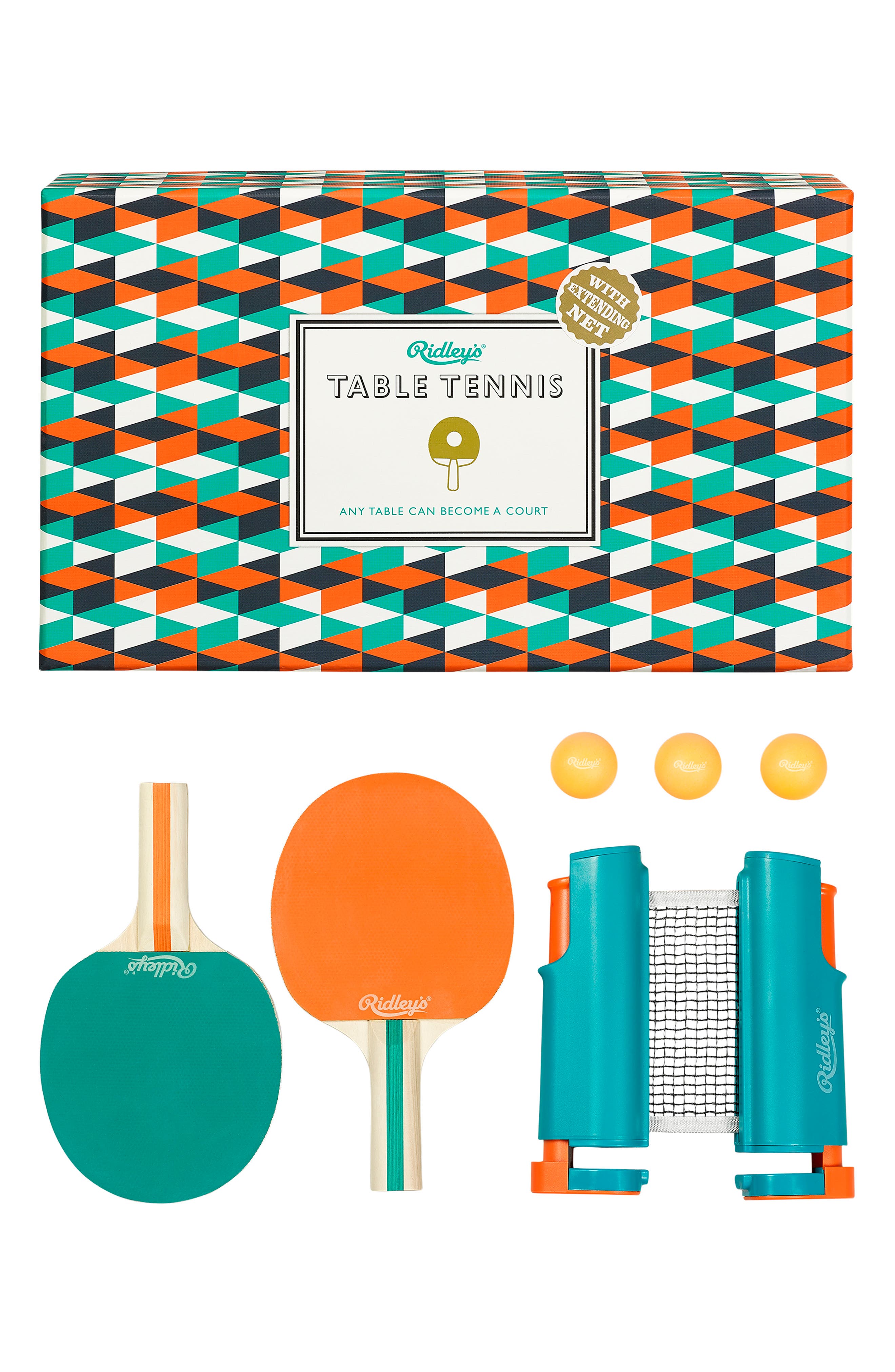 Portable Travel 6-Piece Table Tennis Set