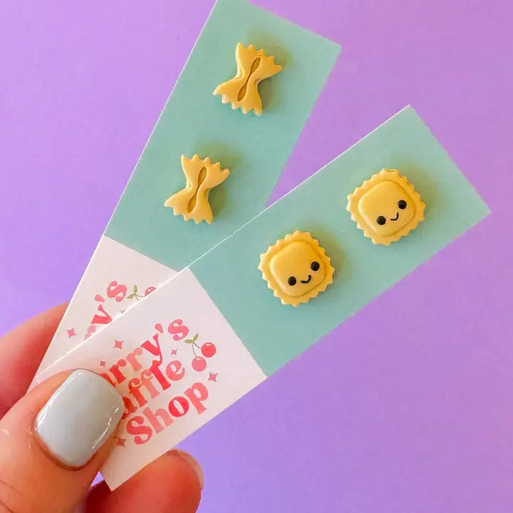 Food-themed Polymer Clay Earrings