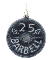 Barbell Ornament Glass