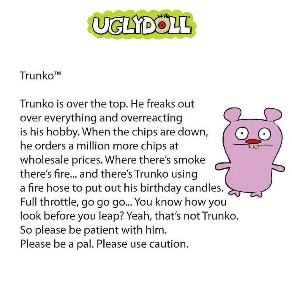 Uglydoll Plush Trunko 12" by Homeportonline