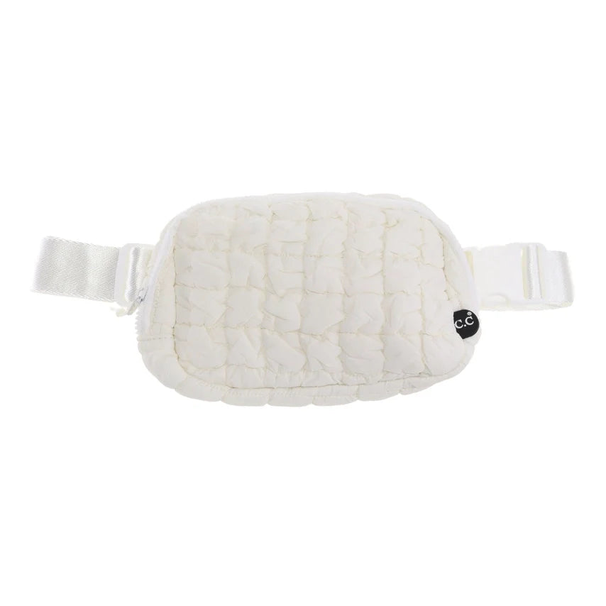 Quilted Puffer C.C Belt Bag