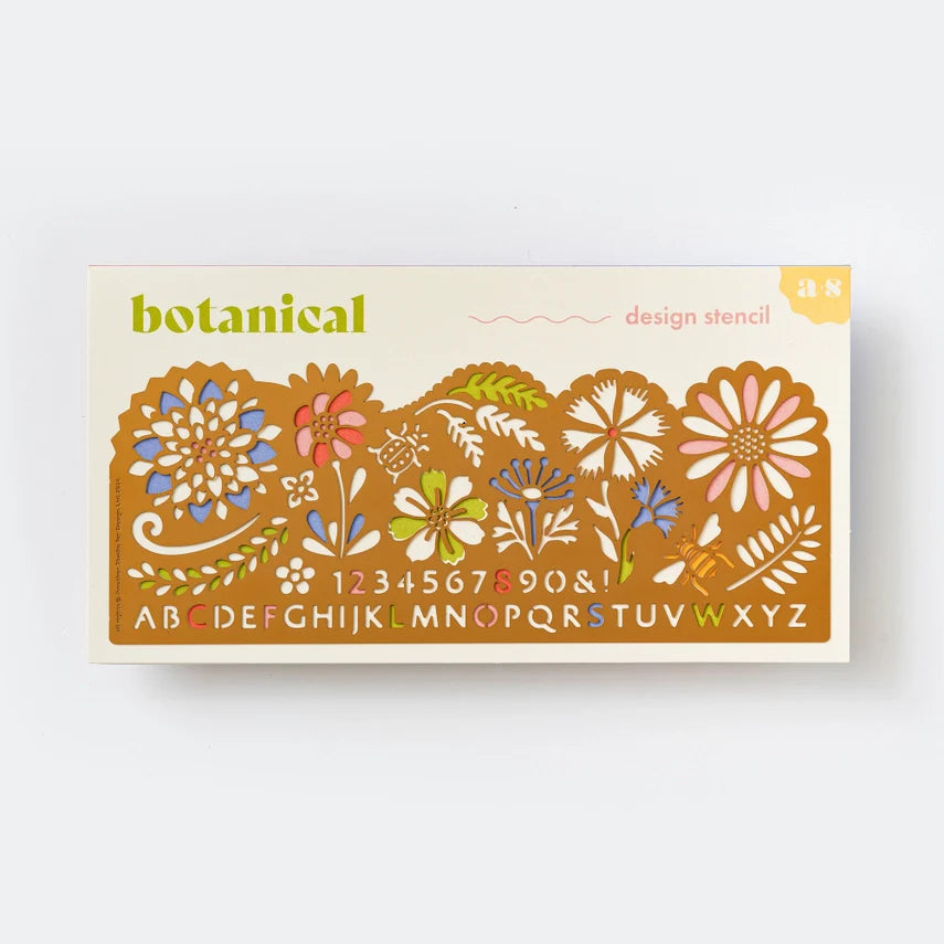 Botanical Drawing Stencil