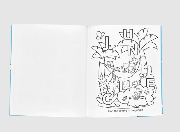Coloring Book Toddler ABC Amazing Animals by Homeportonline