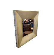Mirror Metal Ivory Finish - Square - Sold Individually by Homeportonline