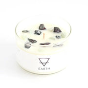 Earth - Zodiac Inspired Crystal + Essential Oil Candle