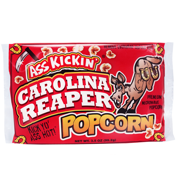 Food Kit Popcorn Ass Kickin Carolina Reaper by Homeportonline