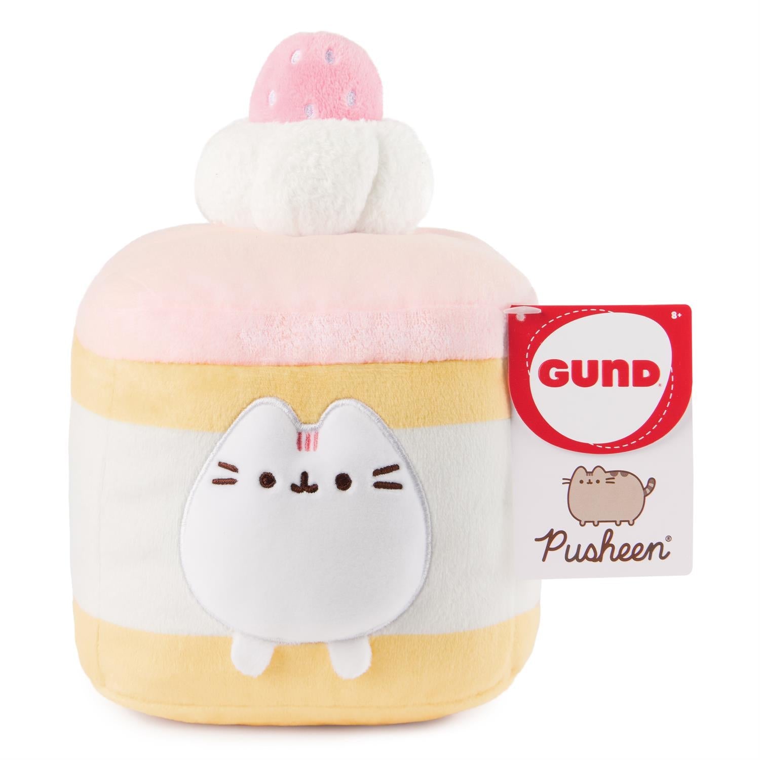 Plush Pusheen Sweets Strawberry Sponge Cake 6" by Homeportonline