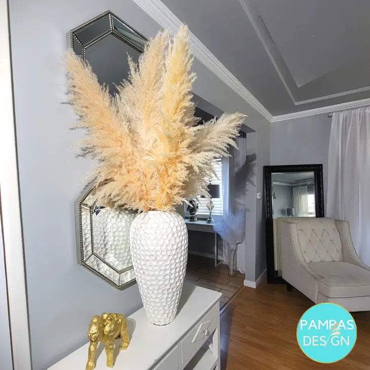 Huge XL Fluffy Pampas Grass - 1 Stem by Wild Lark