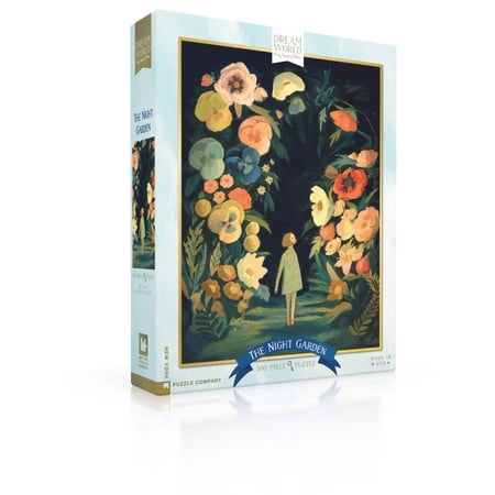 New York Puzzle Company The Night Garden 500 Piece Jigsaw Puzzle