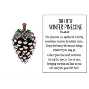 The Little Winter Pinecone Charm