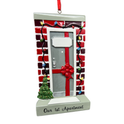 Our 1st Apartment Door Ornament