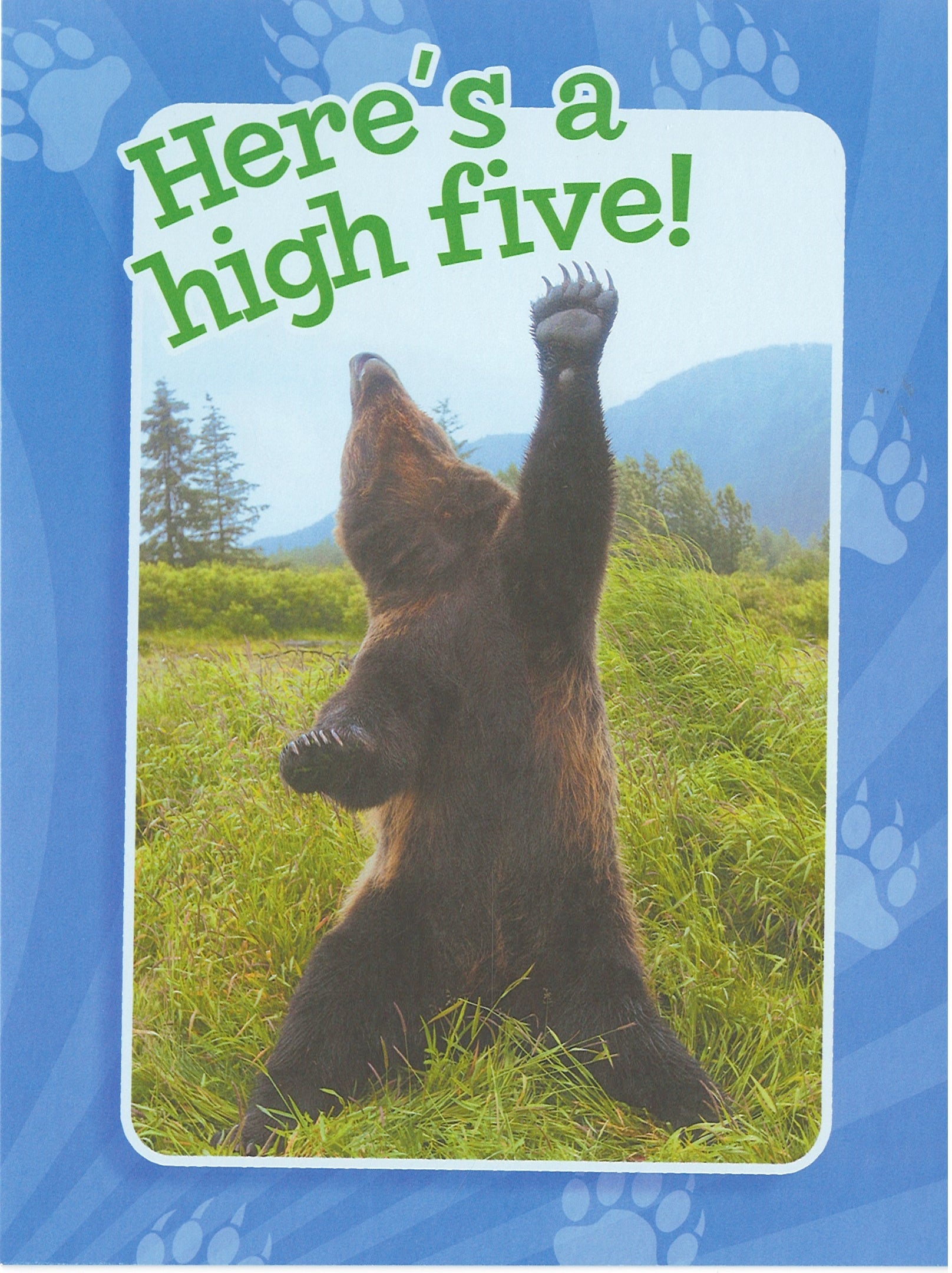 Here's A High Five  - Congratulations Card