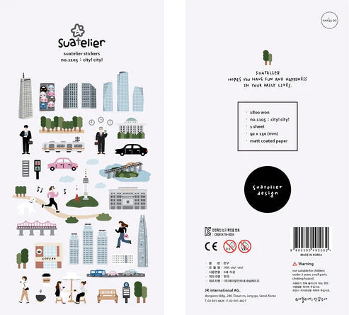 Stickers City! City! Life by Homeportonline