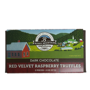 Dark Chocolate Red Velvet Raspberry Truffles - 2 Piece