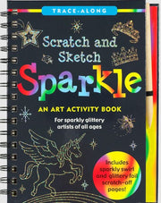Scratch And Sketch Trace Along Activity Book Sparkle by Homeportonline