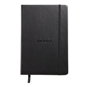 Rhodia Webnotebooks, 5.5" x 8.25" Lined, 96 Shts./Pad, Black Cover