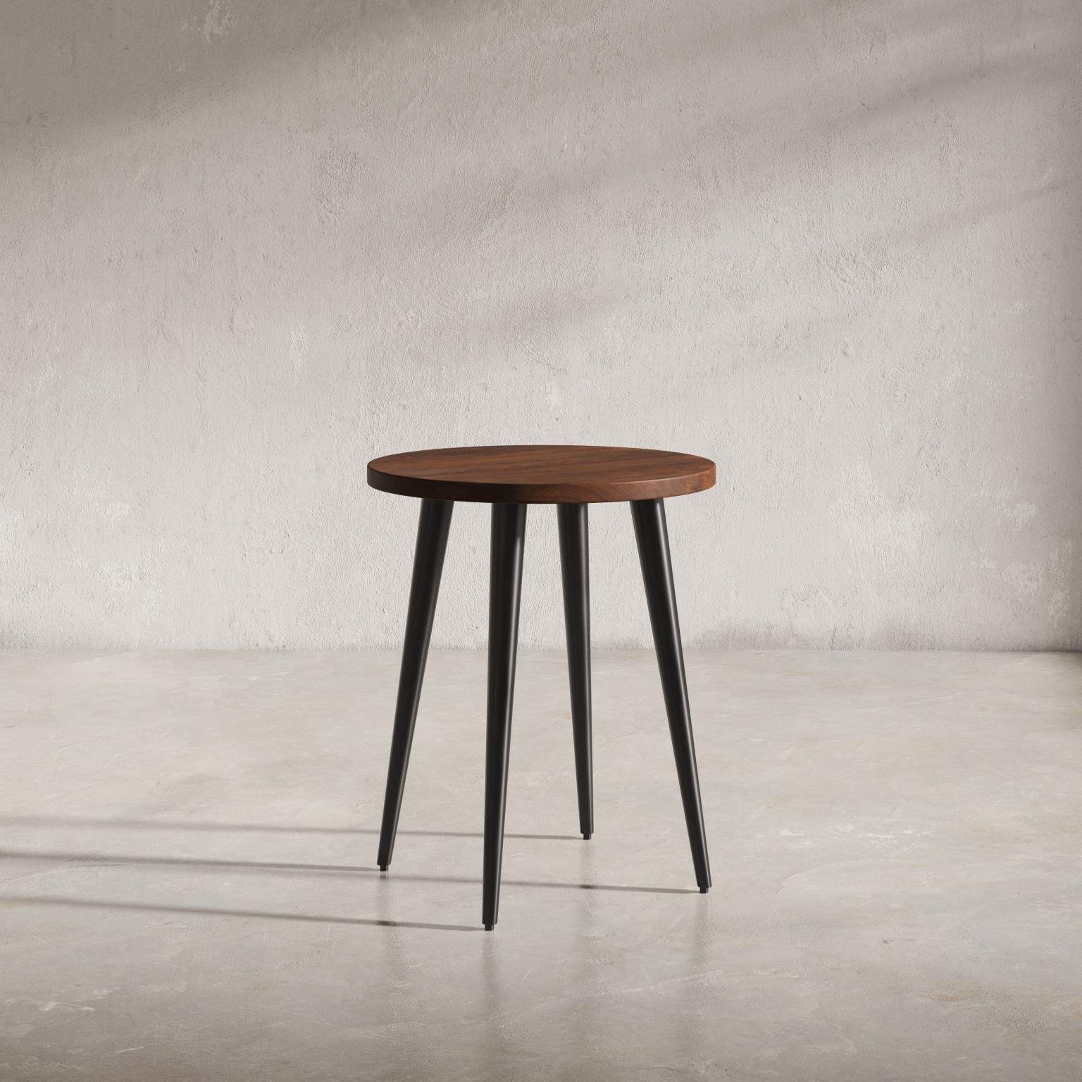 Prelude End Table Round Walnut by Homeportonline