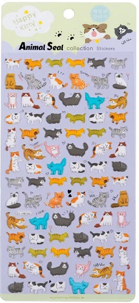 Stickers Kitten Puffy by Homeportonline