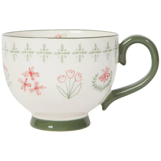 Camellia Stoneware Mug by Kiss the Cook