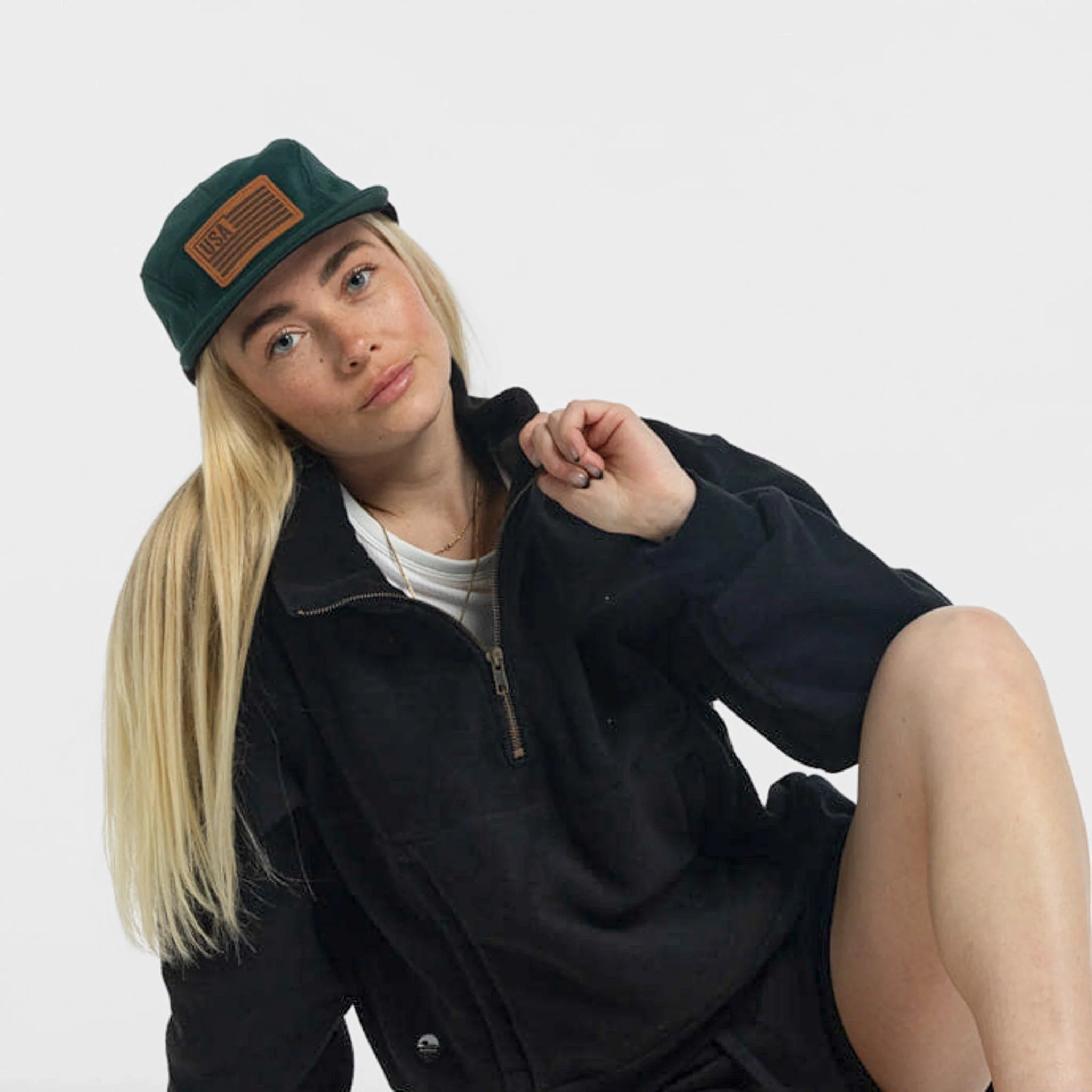 USA Field & Patch 5 Panel Wool Cap