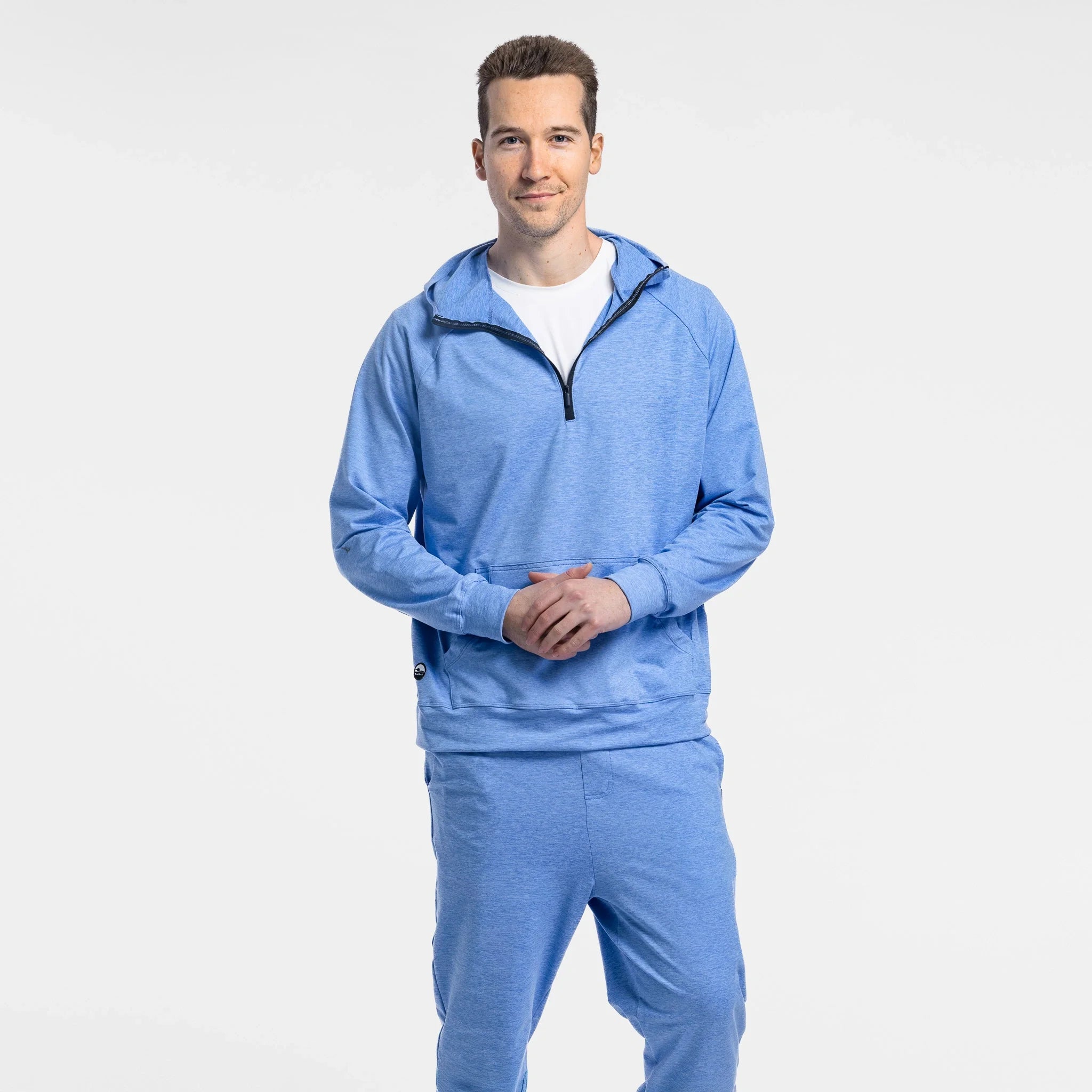 Athletic Hooded Quarter Zip