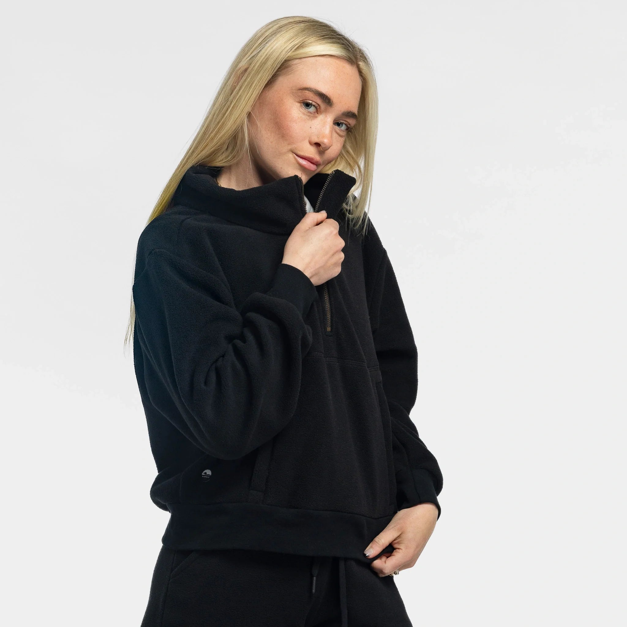 Long Trail Cropped Quarter Zip