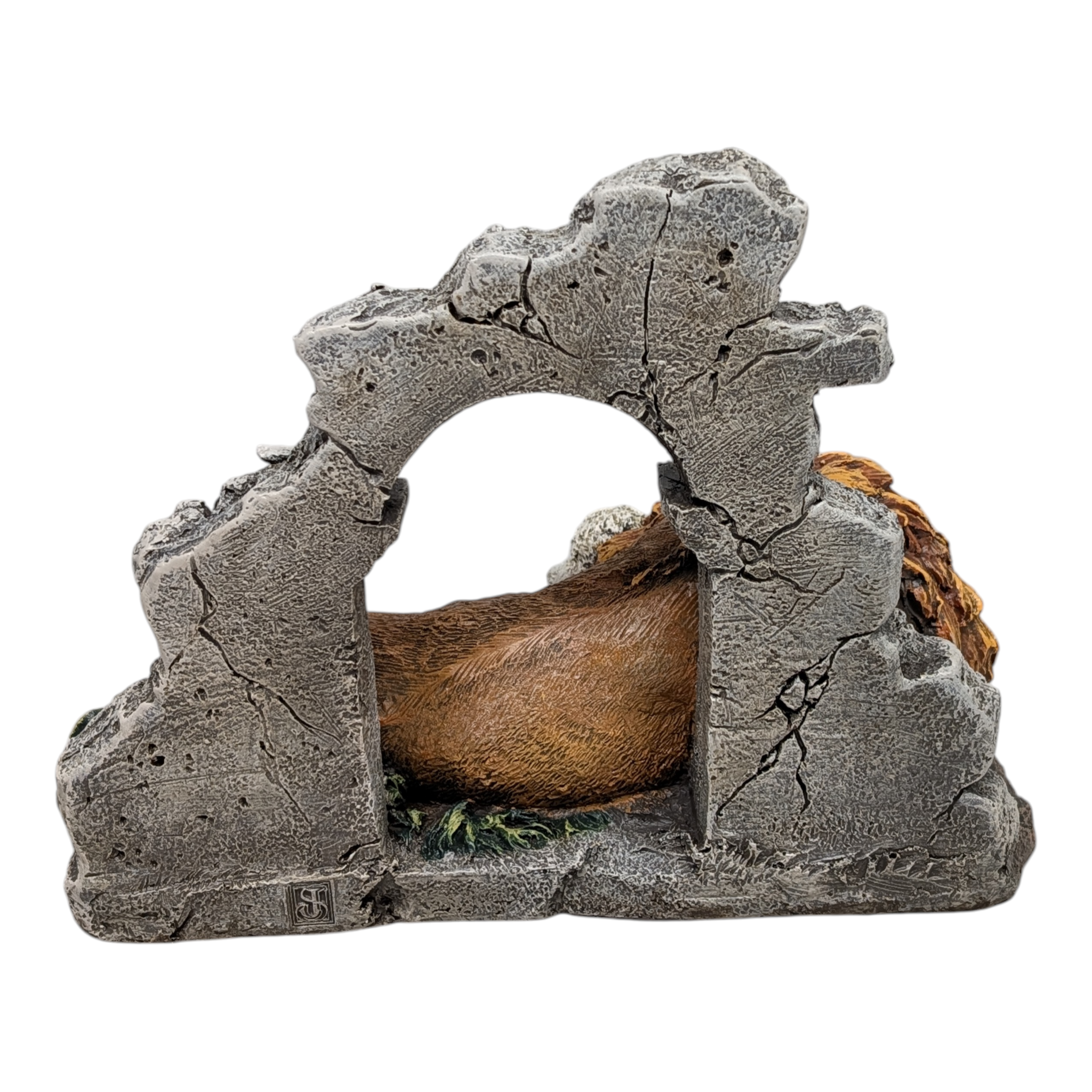 Lion And Lamb Sleeping Figurine
