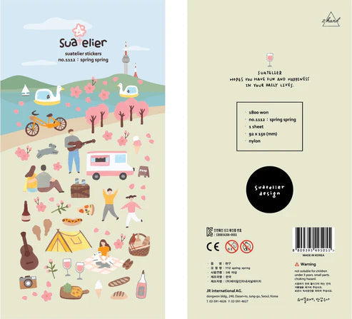 Stickers Spring Park Day by Homeportonline