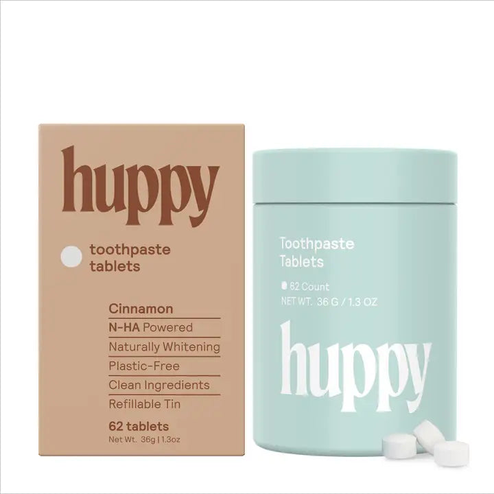 Huppy Fluoride-Free Toothpaste Tablets