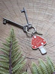 Keychain | Friend of the Forest Mushroom