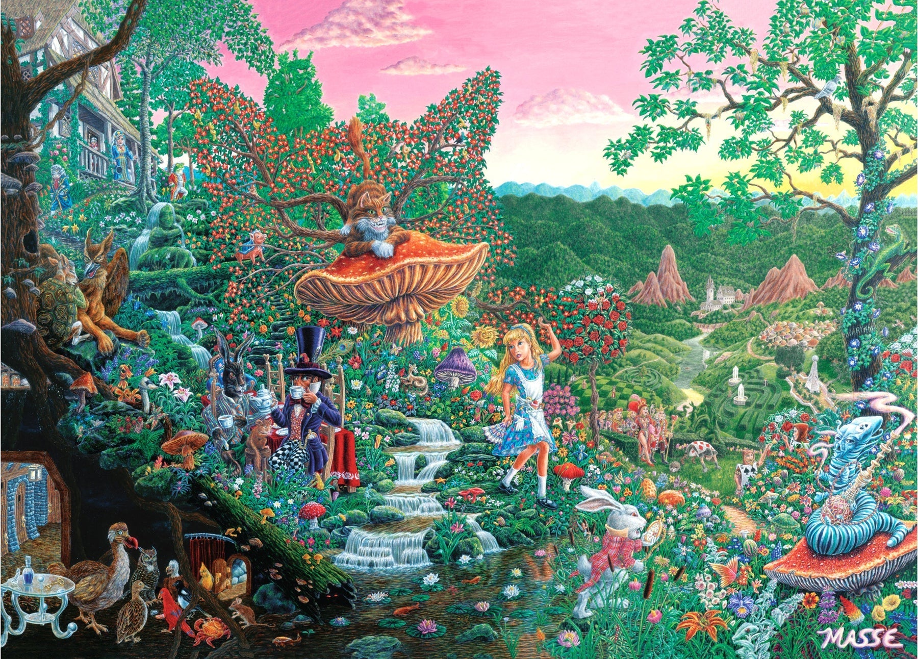 Puzzle 1000 Piece Wonderland by Homeportonline