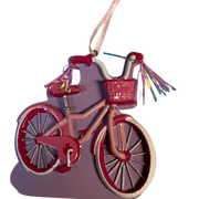 First Bike Pink Ornament