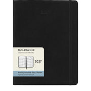 Moleskine Classic 12 Month 2027 Monthly Planner, Soft Cover, XL (7.5 x 9.75), Black, 128 pages