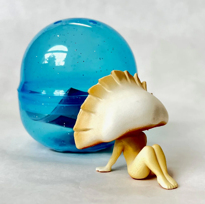 Gashapon Capsule Teen & Up Gyoza Mascot (Sold As An Individual Capsule) by Homeportonline