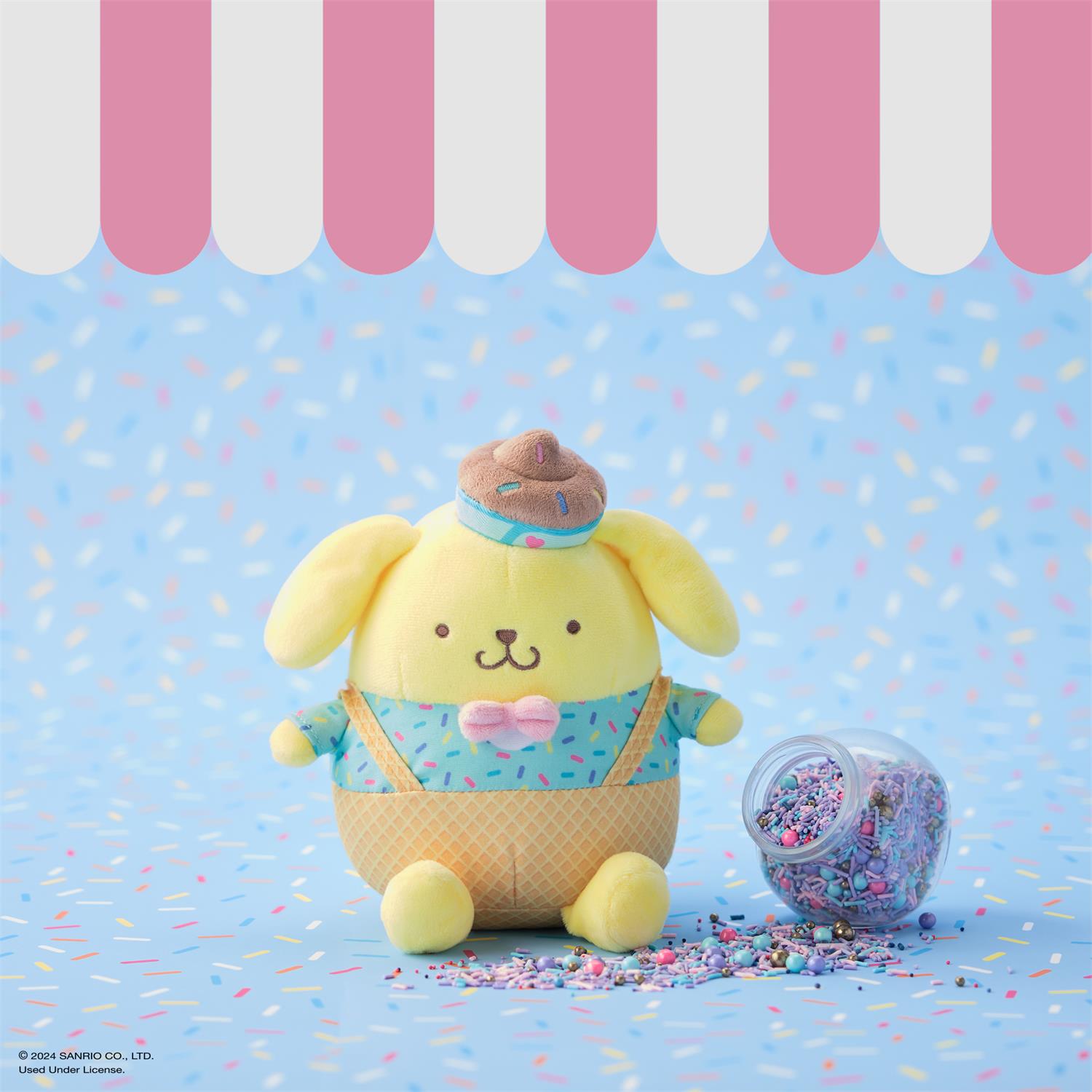 Plush Sanrio Pompompurin Ice Cream 6" by Homeportonline