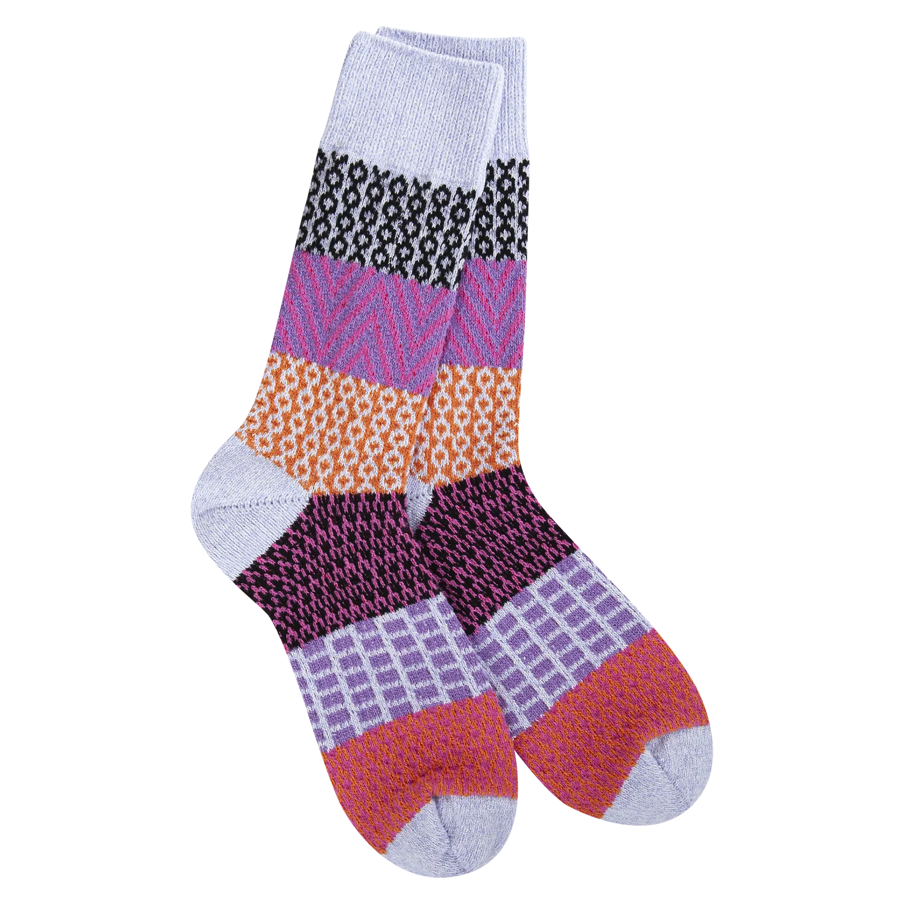 Socks - World's Softest Gallery Crew Lavender by Homeportonline